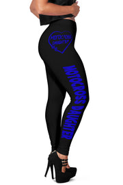 Motocross Daughter Heart Leggings