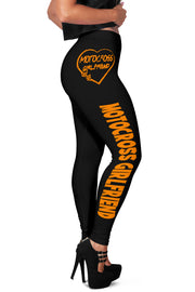 Motocross Girlfriend Heart Leggings