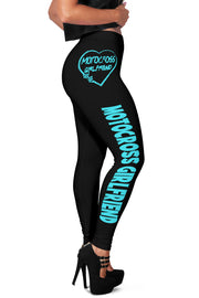 Motocross Girlfriend Heart Leggings