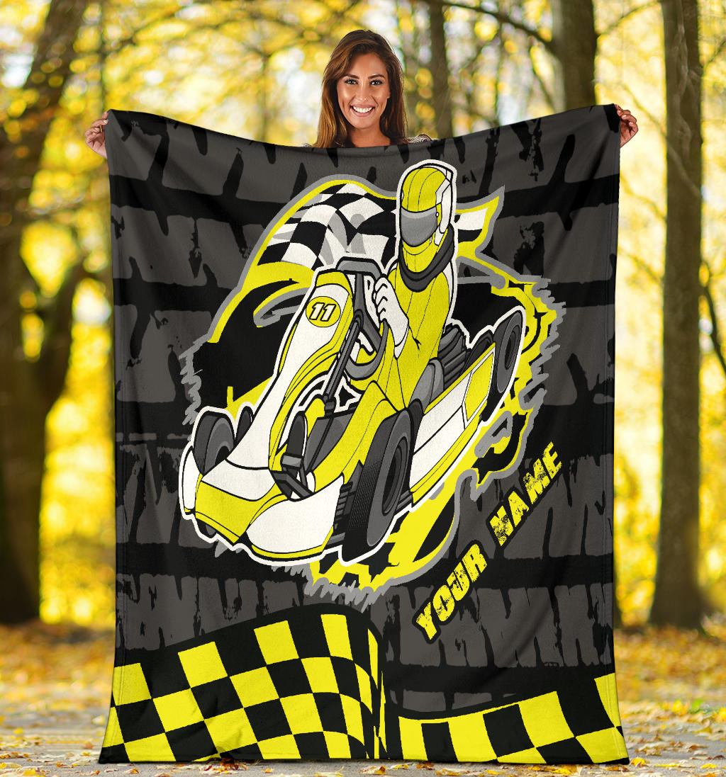 Custom Kart Racing Blanket