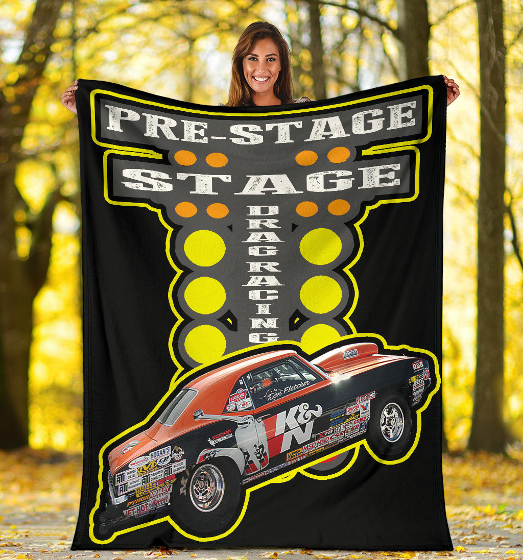 custom drag racing blanket