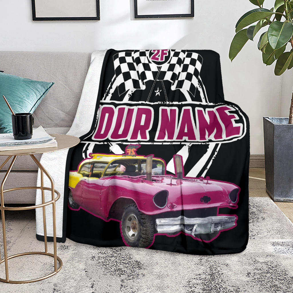 Custom Demolition Derby Blanket