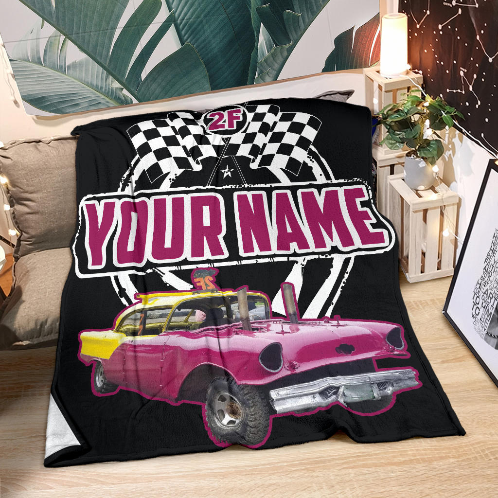 Custom Demolition Derby Blanket