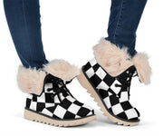 Racing Checkered Polar Boots