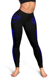 Motocross Grandma Heart Leggings