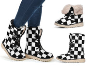Racing Checkered Polar Boots