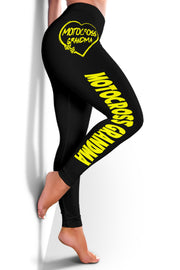 Motocross Grandma Heart Leggings