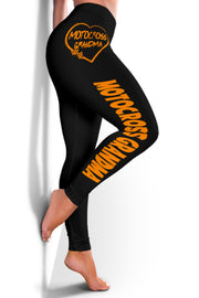 Motocross Grandma Heart Leggings