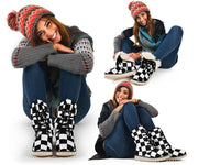 Racing Checkered Polar Boots