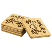 Racing Grandma Bamboo Coaster