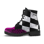 Racing Checkered Boots