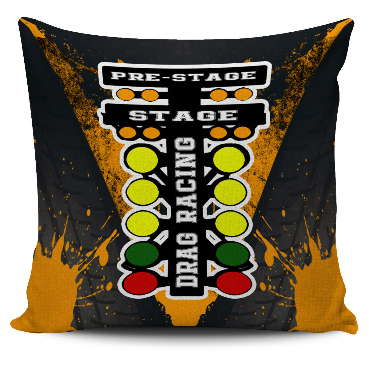 drag racing pillow cover