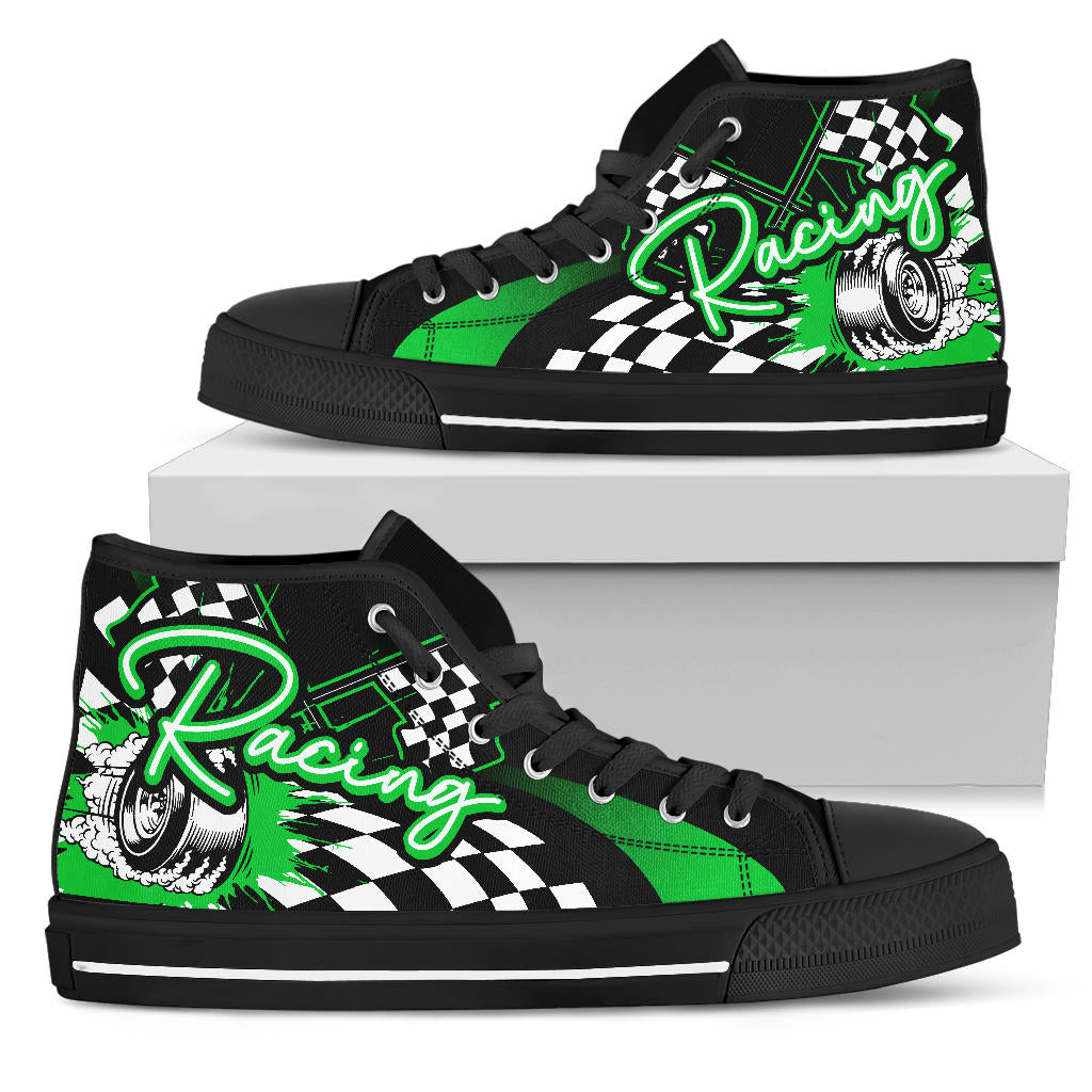 Racing High Top Shoes green