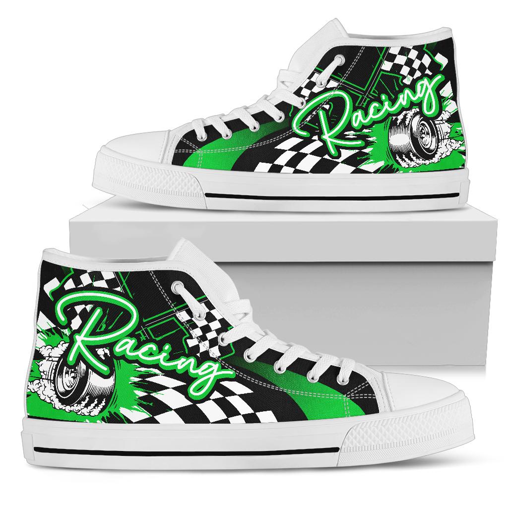 Racing High Top Shoes green