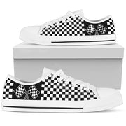 Racing Checkered Flag Low Top Shoes