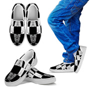 Racing Checkered Slip Ons