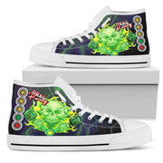 Drag Racing Skull Thunder High Top Shoes