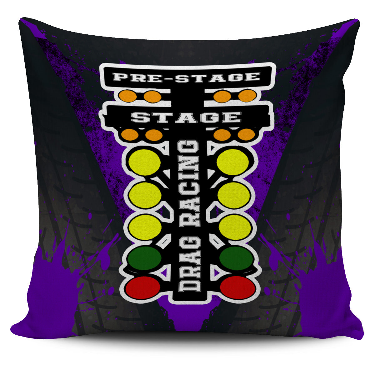 Drag Racing Pillow Cover RBNPu