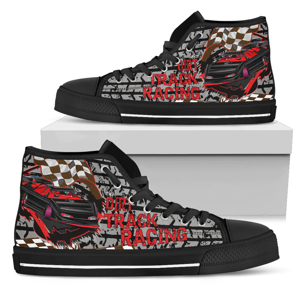 Dirt Track Racing Late Model High Top Shoes