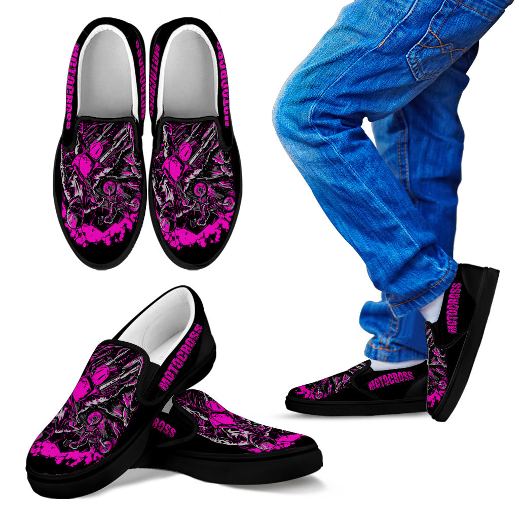 Motocross Slip On Shoes