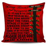 Drag Racer's Prayer Pillow Cover