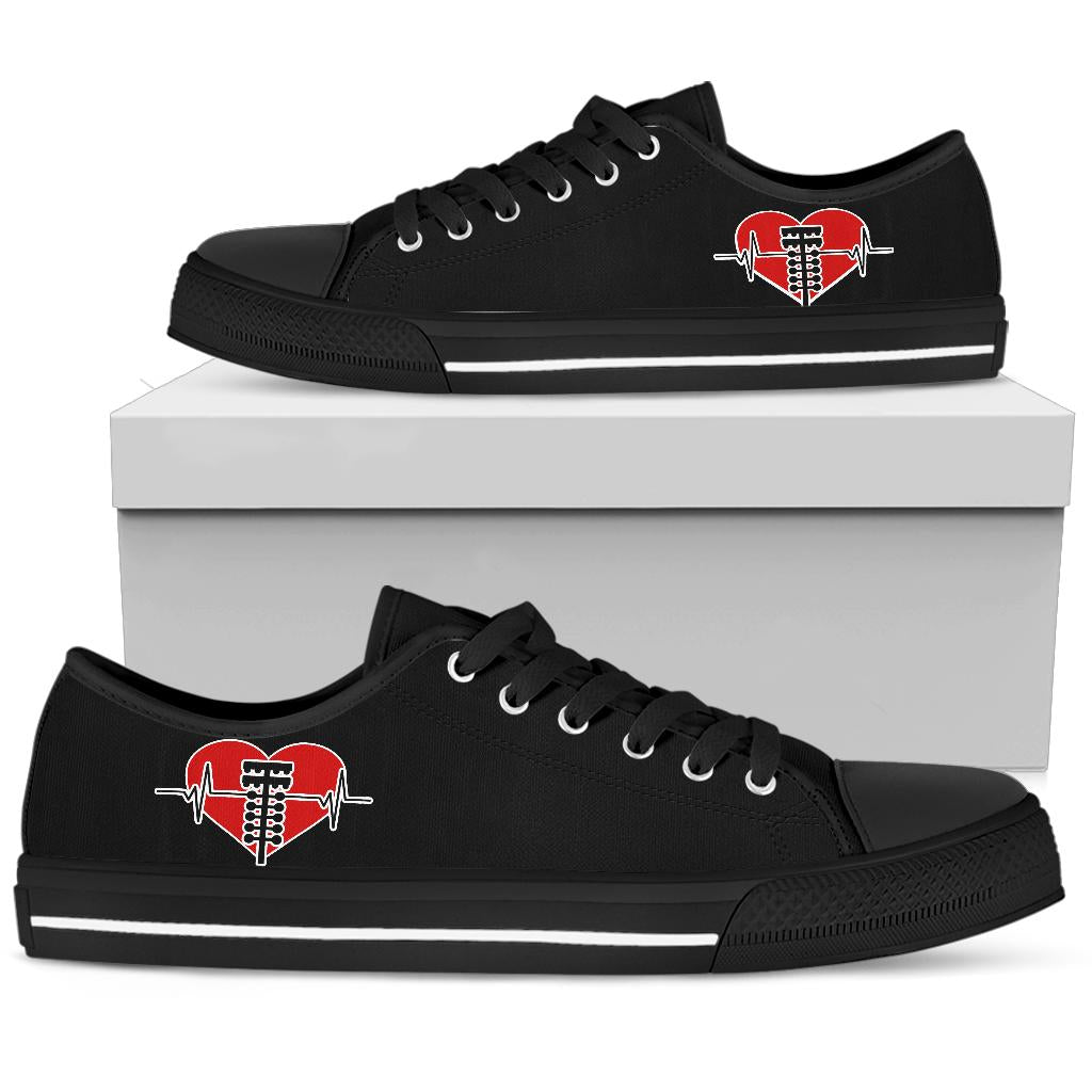 drag racing unisex low top shoes