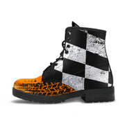 Racing Checkered Boots