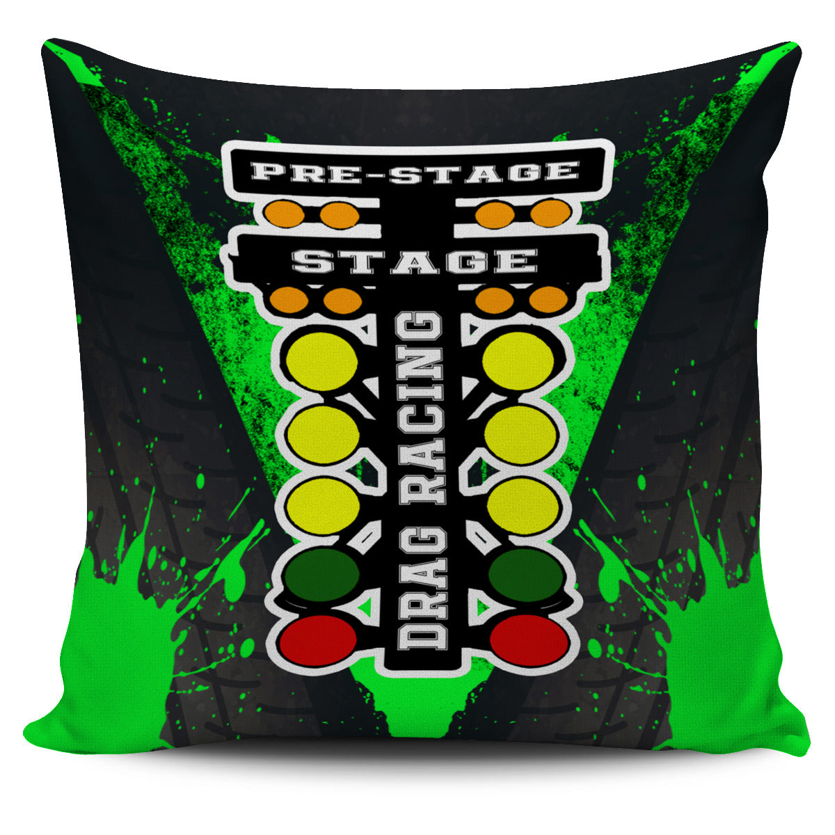 Drag Racing Pillow Cover