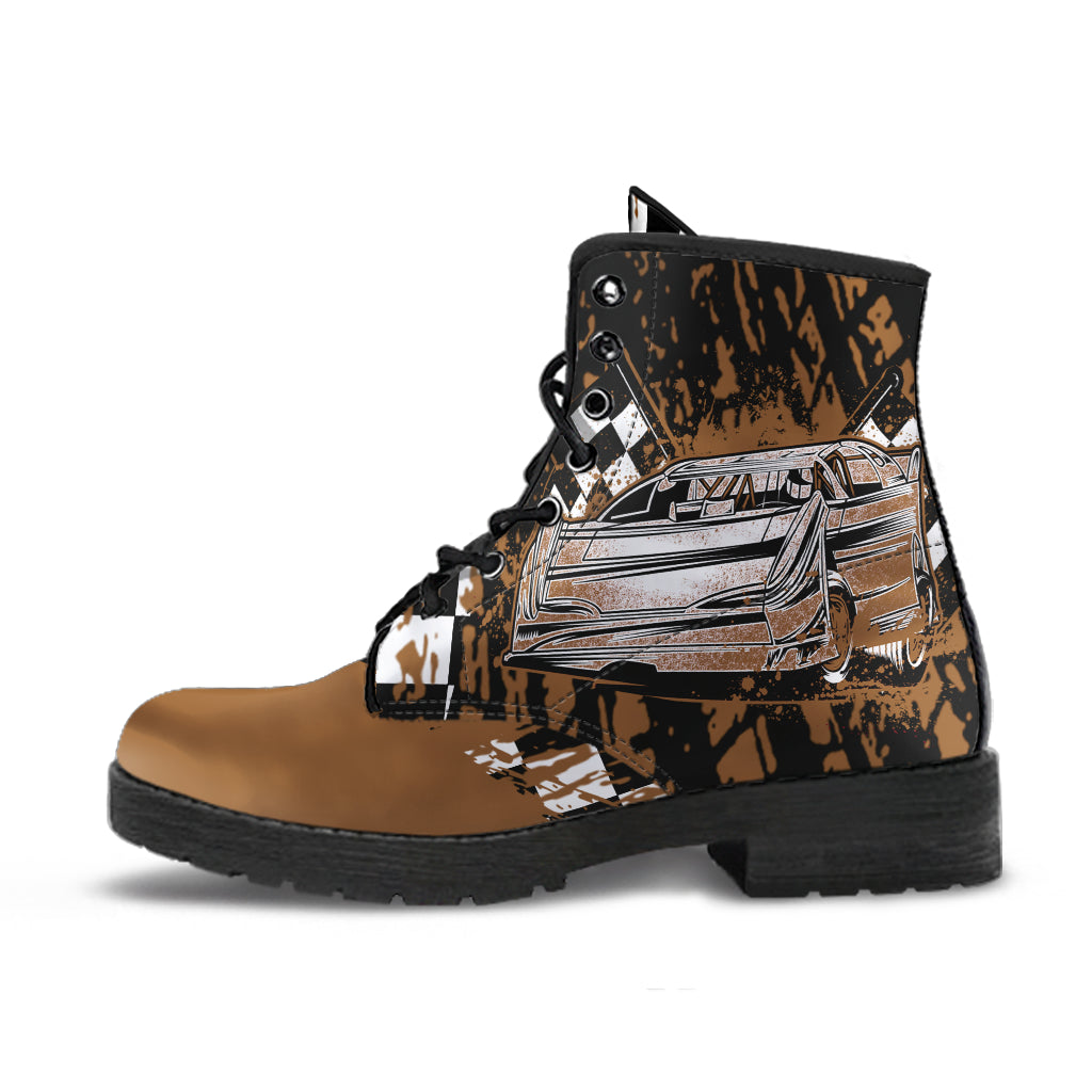 Racing Boots Late Model Brown
