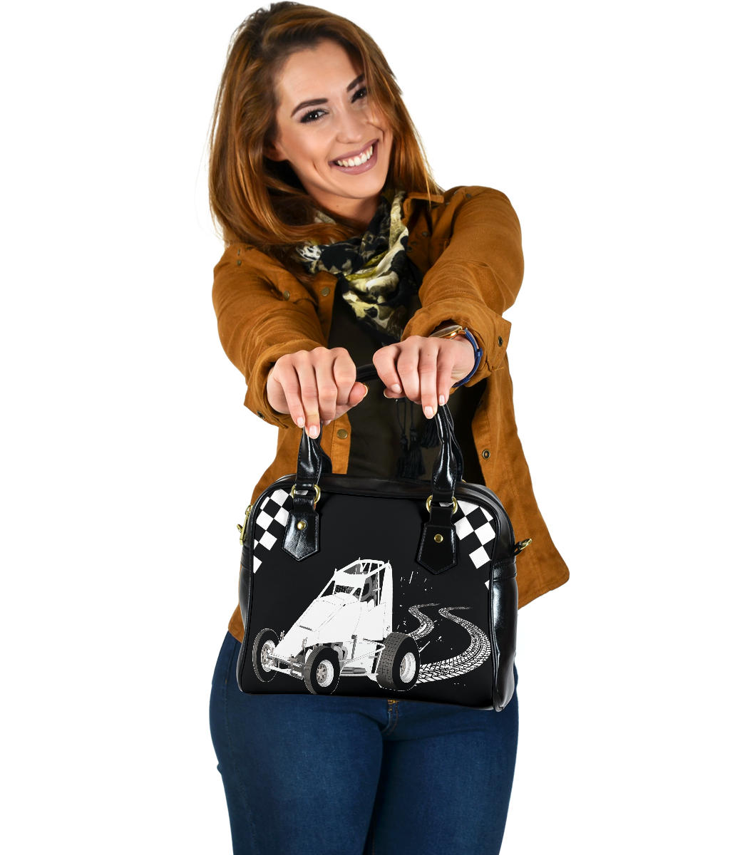 Sprint Car Non Wing Racing Shoulder Handbag