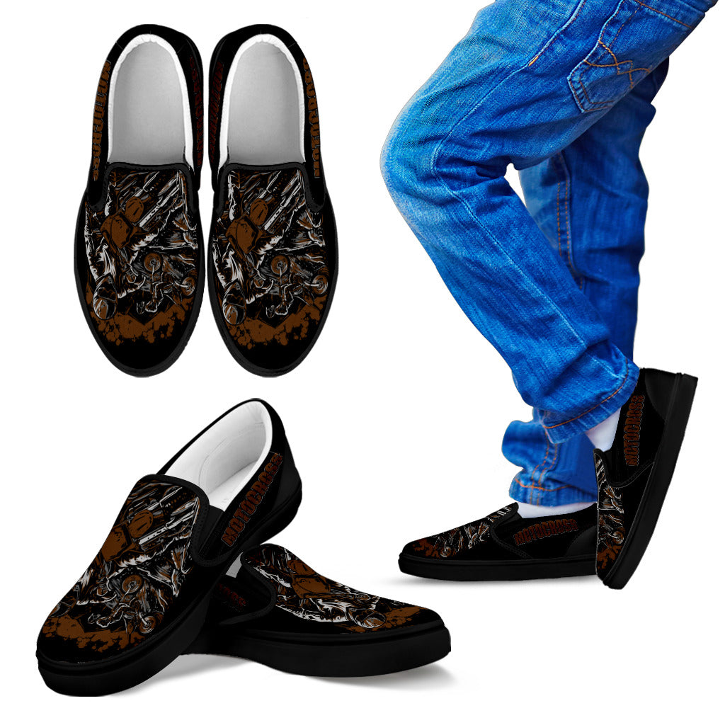 Motocross Slip On Shoes