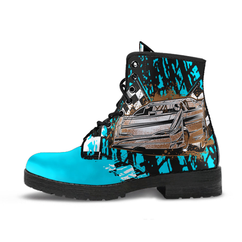 Racing Boots Late Model Carolina Blue