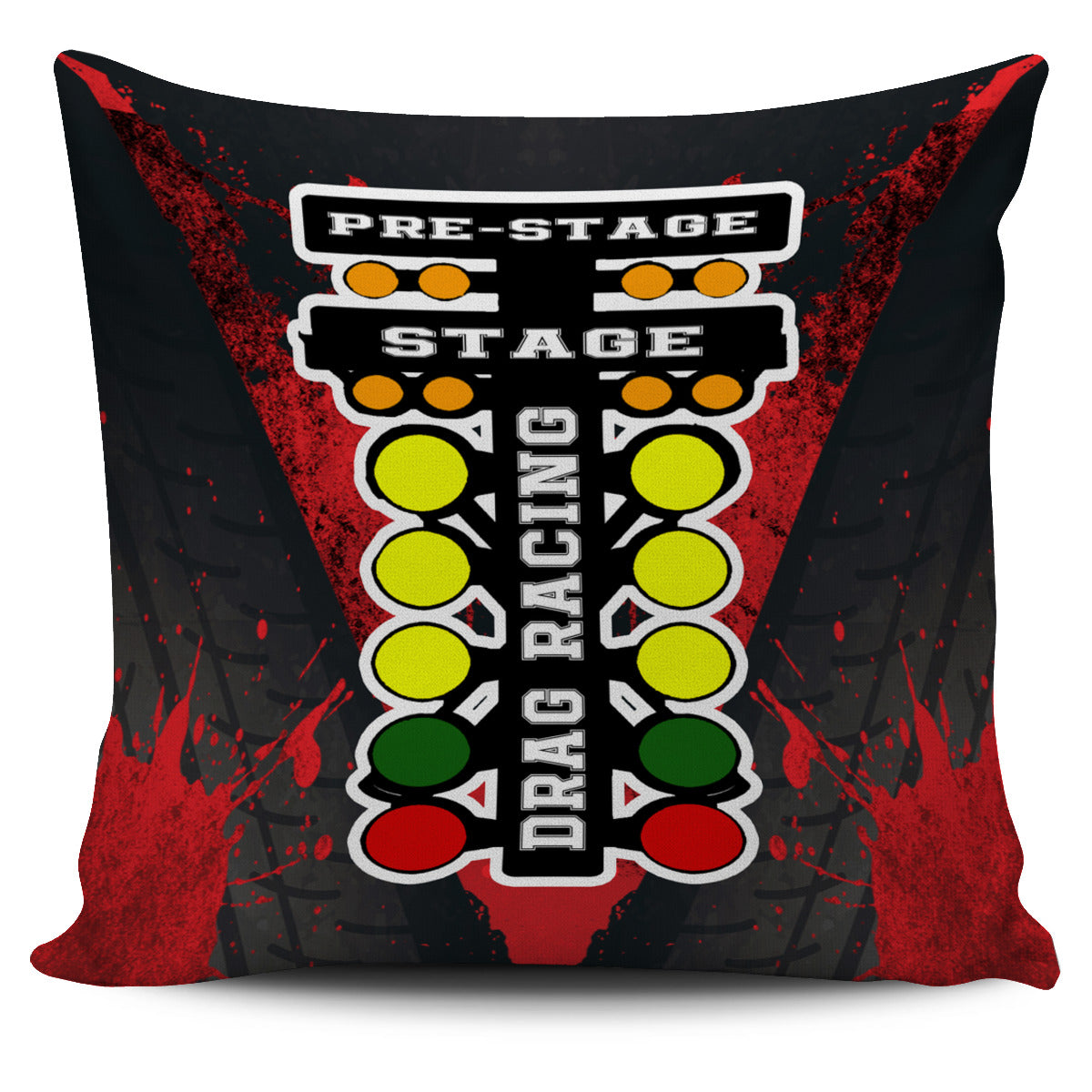 Drag Racing Pillow Cover