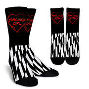 Racing Girl Crew Socks