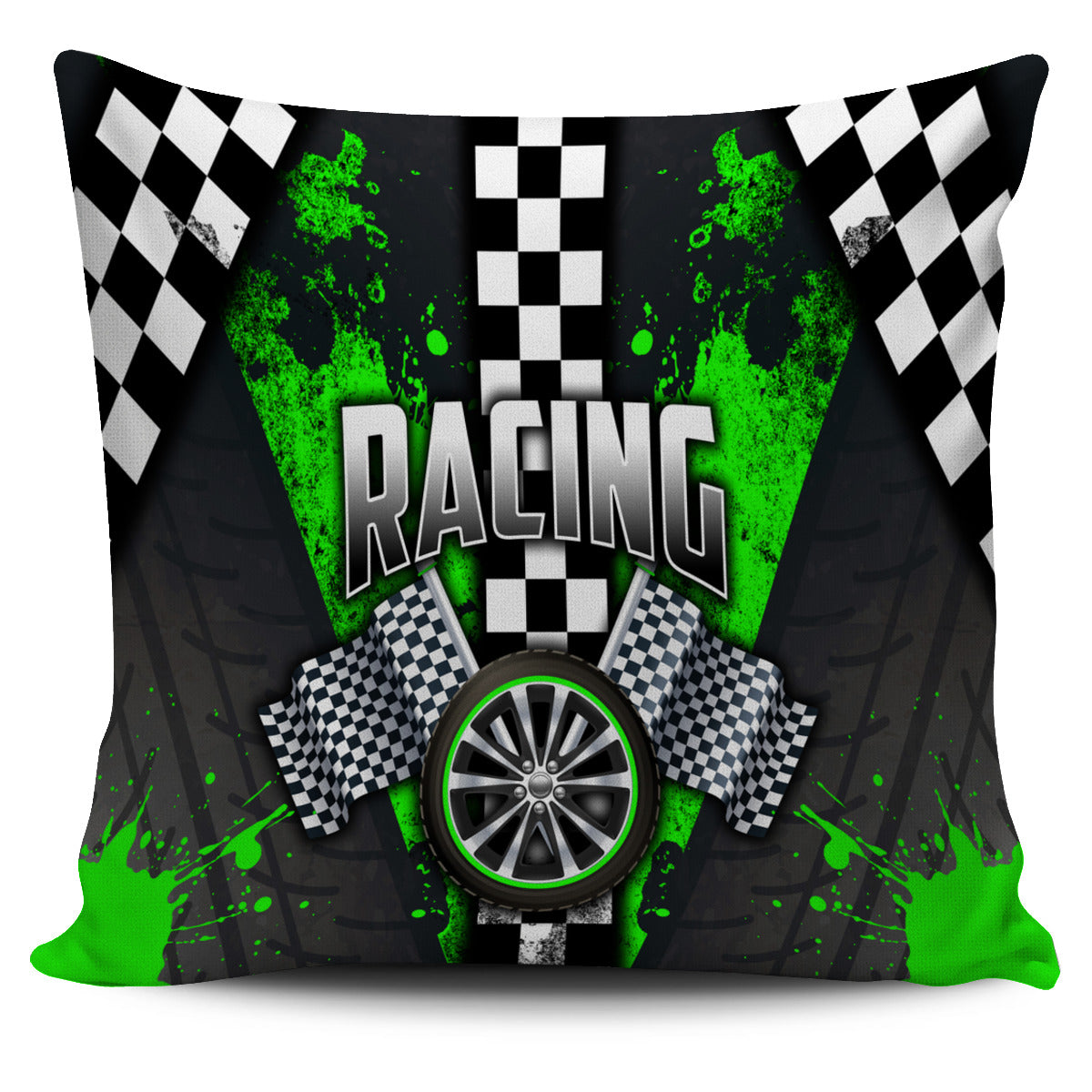 Racing Pillow Cover Pistachio