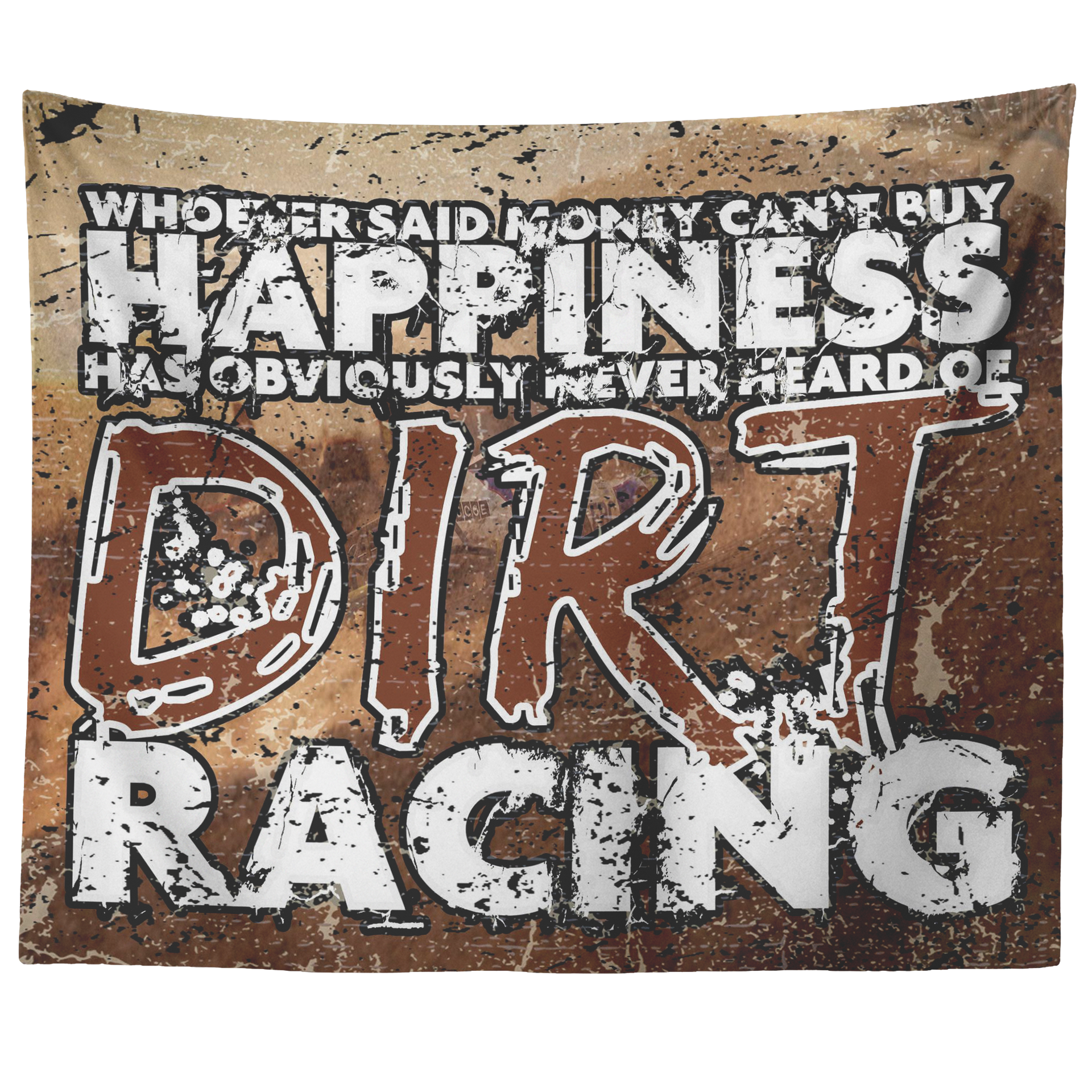 Dirt Racing Tapestry