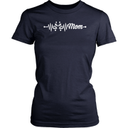 Racing Mom Heartbeat T-Shirts