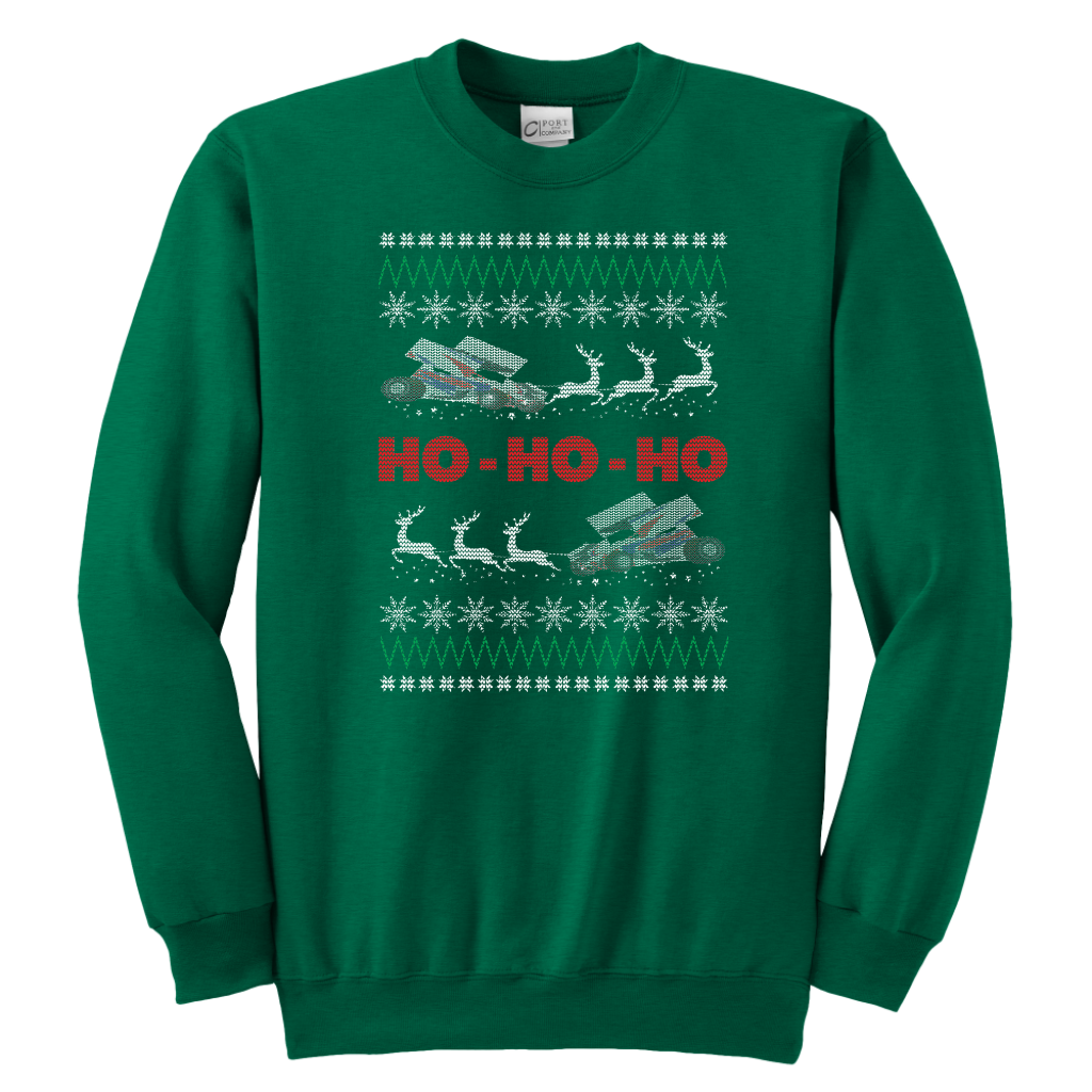 Sprint car ugly sweater