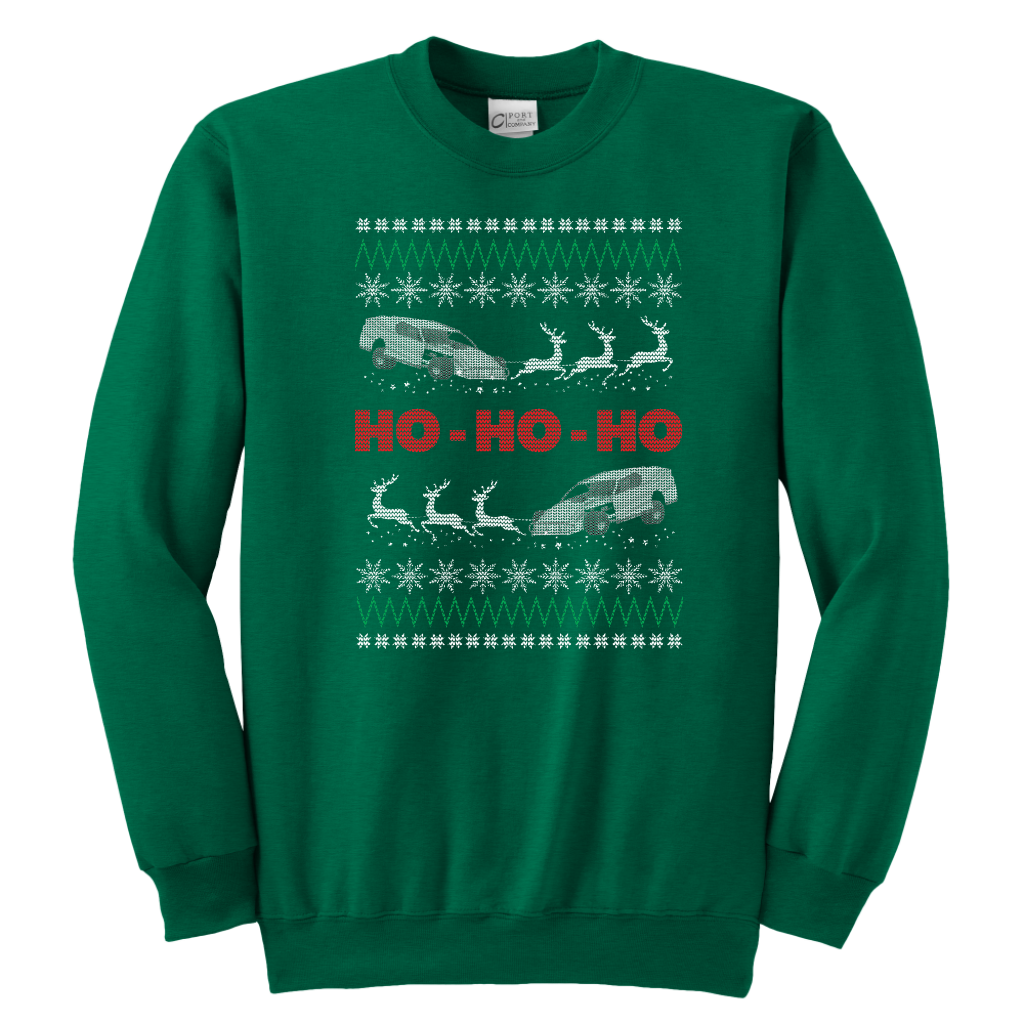 Dirt track racing modified ugly sweater