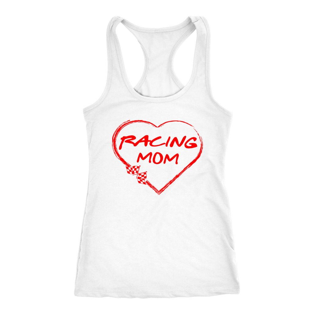 Racing Mom Heart T-Shirts