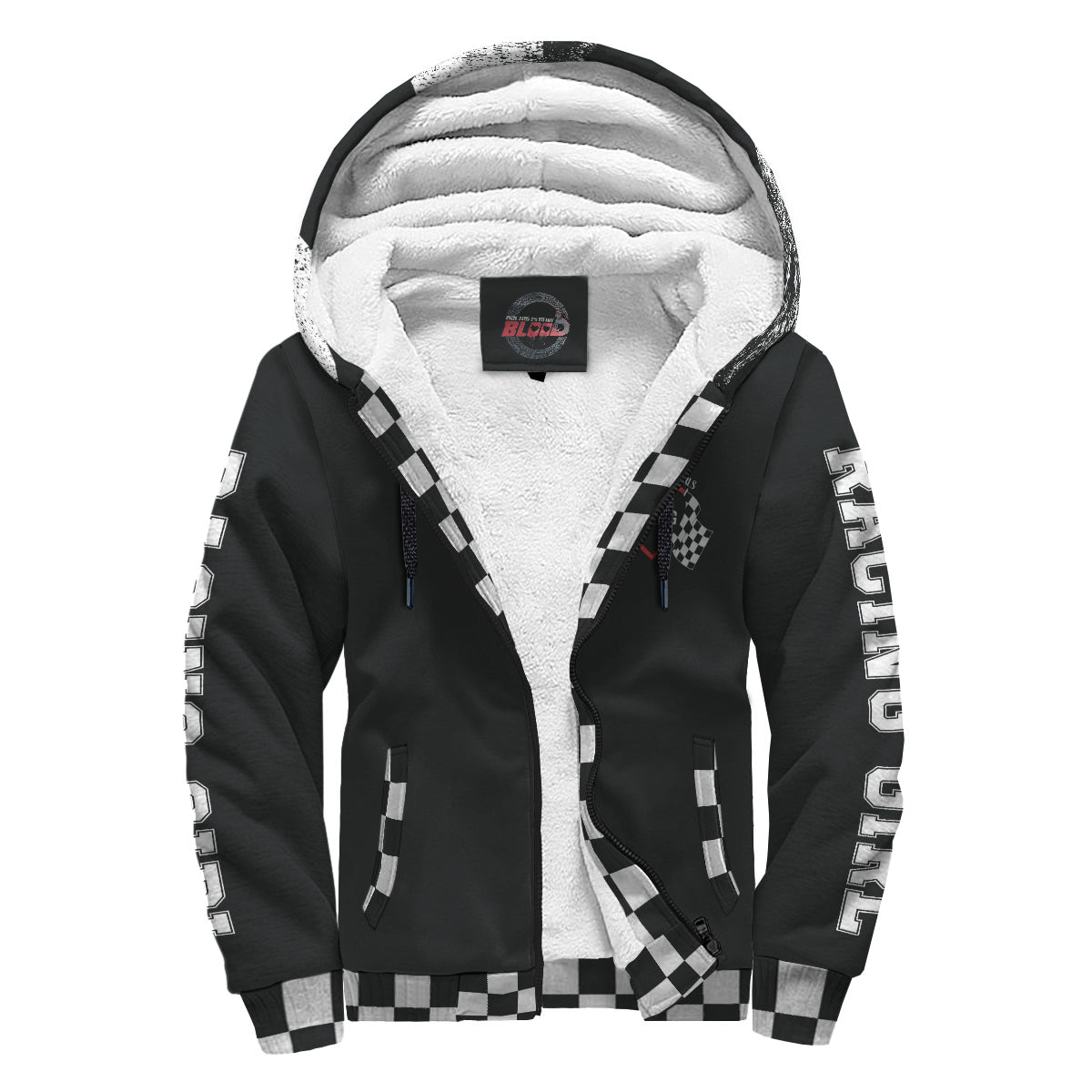 I'm Not Most Girls Racing Sherpa Jacket