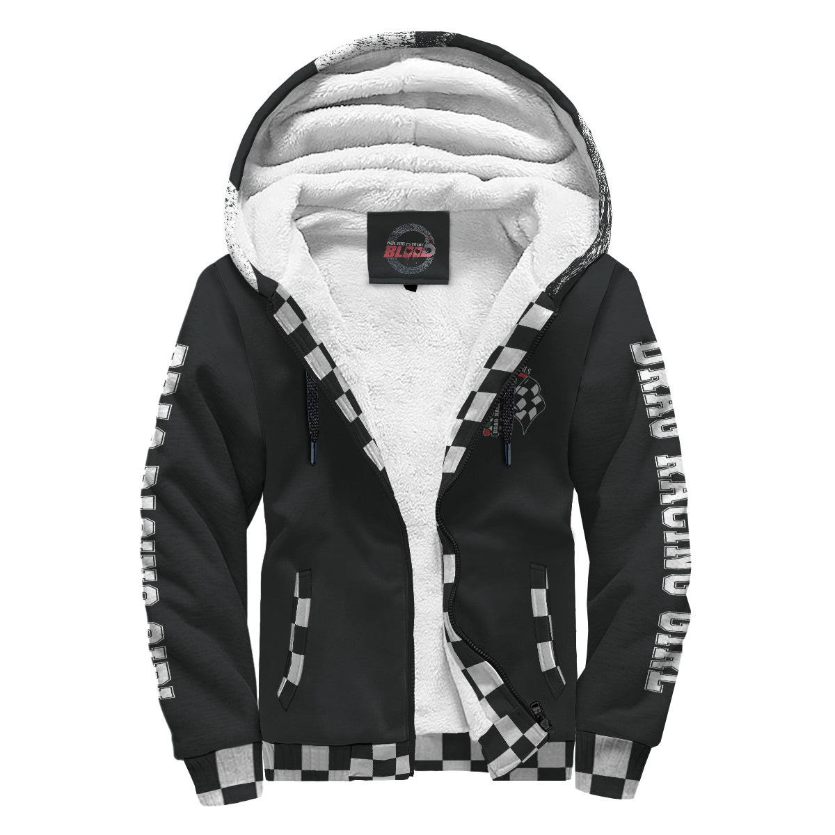 I'm Not Most Girls Drag Racing Sherpa Jacket