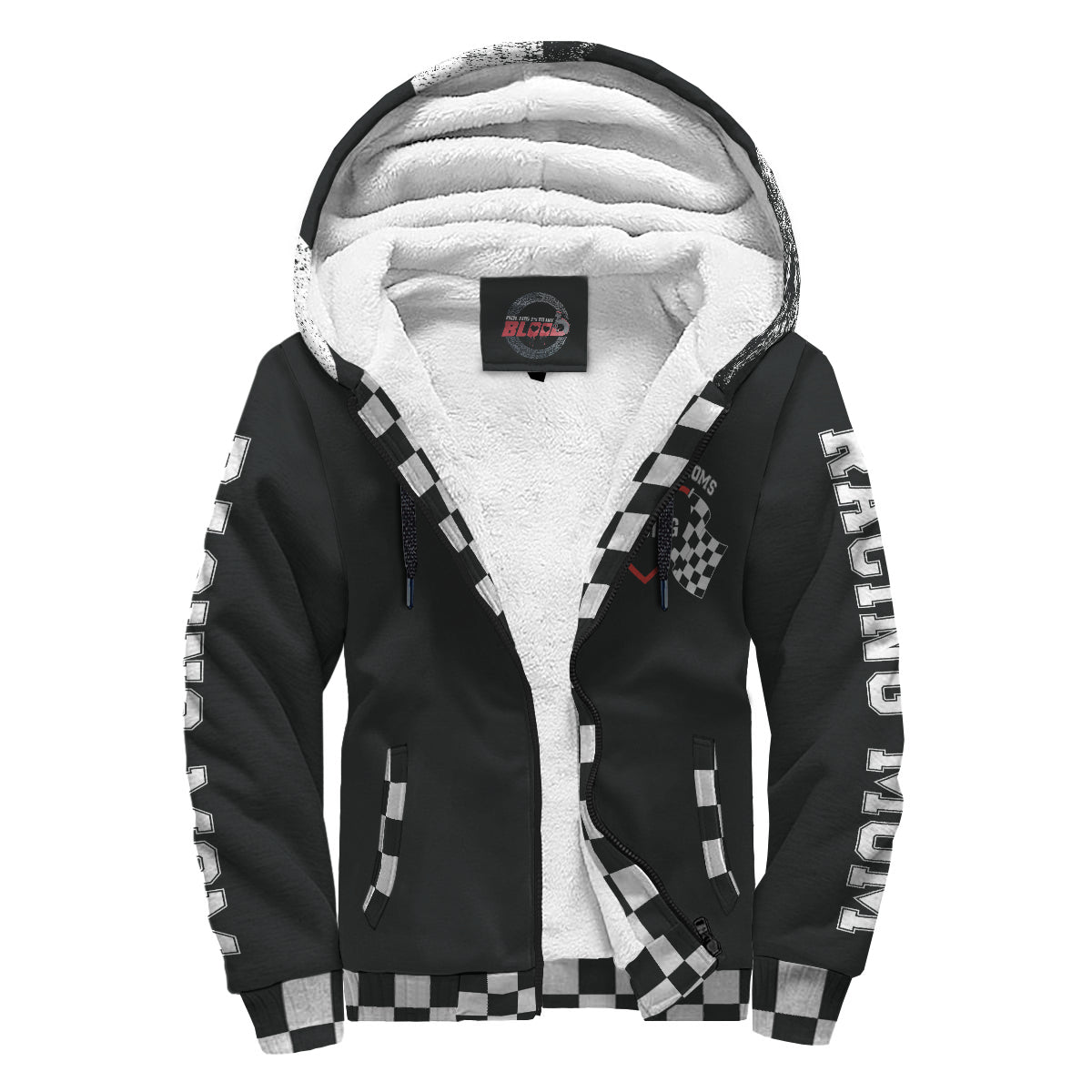 I'm Not Most Moms Racing Sherpa Jacket