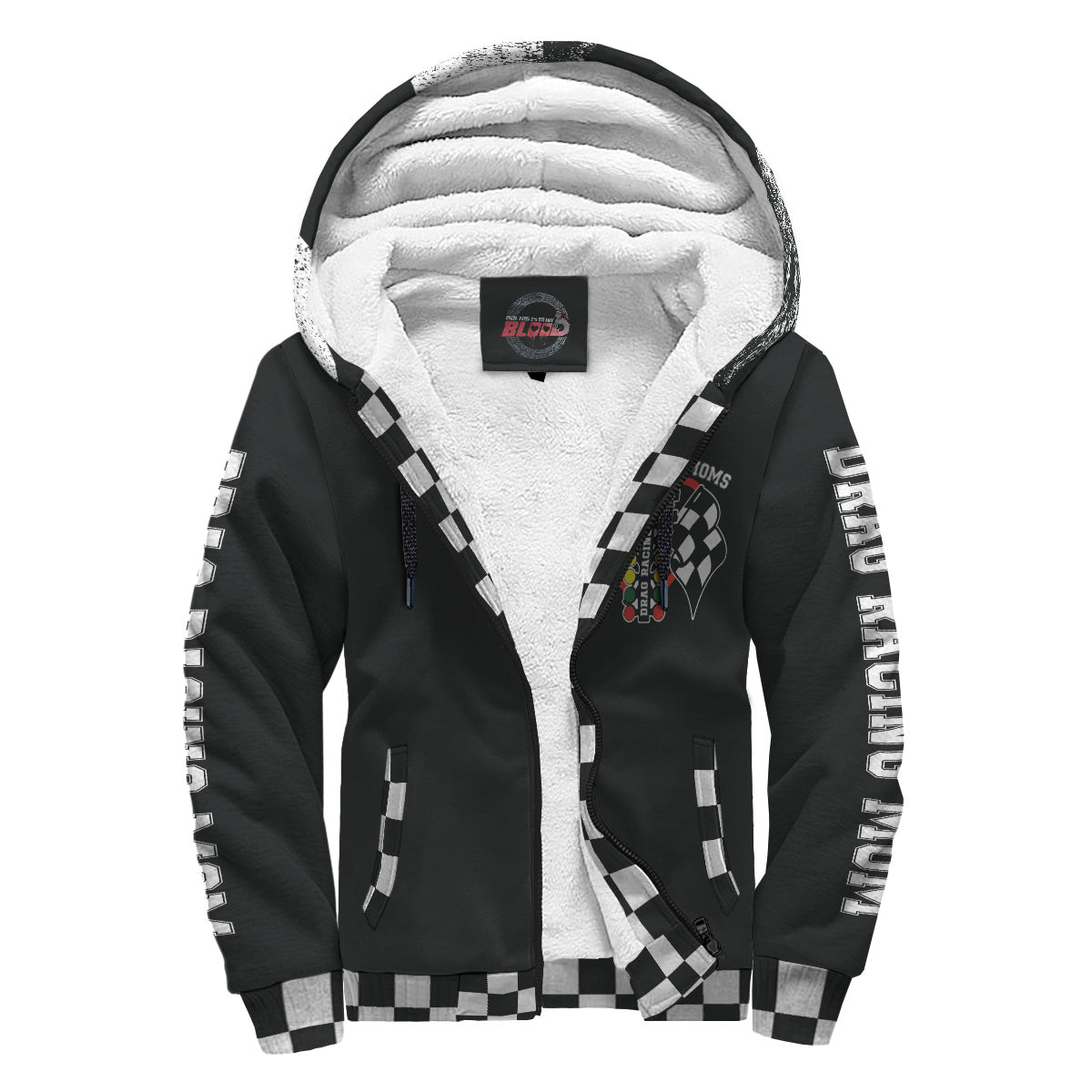 I'm Not Most Moms Drag Racing Sherpa Jacket