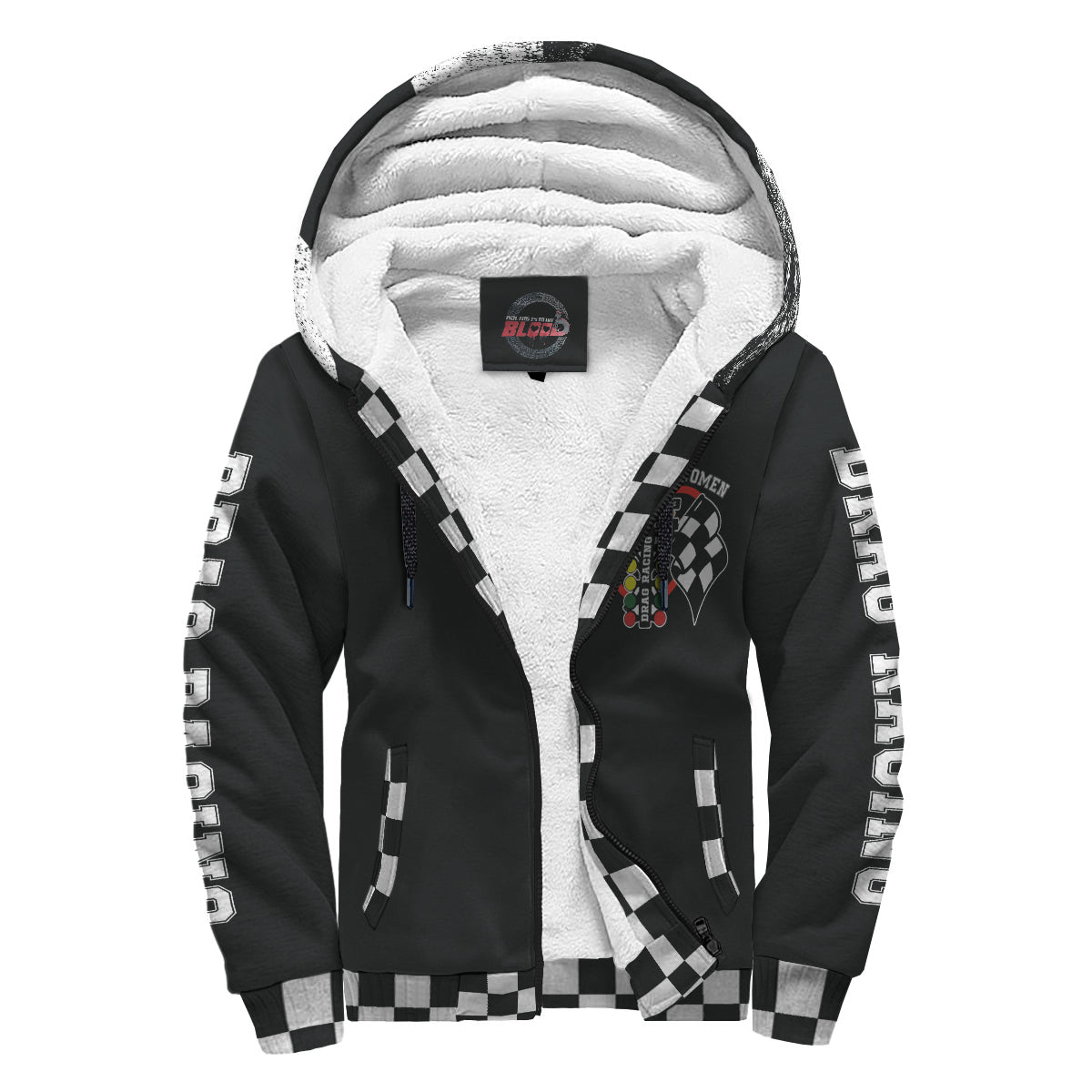 I'm Not Most Women Drag Racing Sherpa Jacket