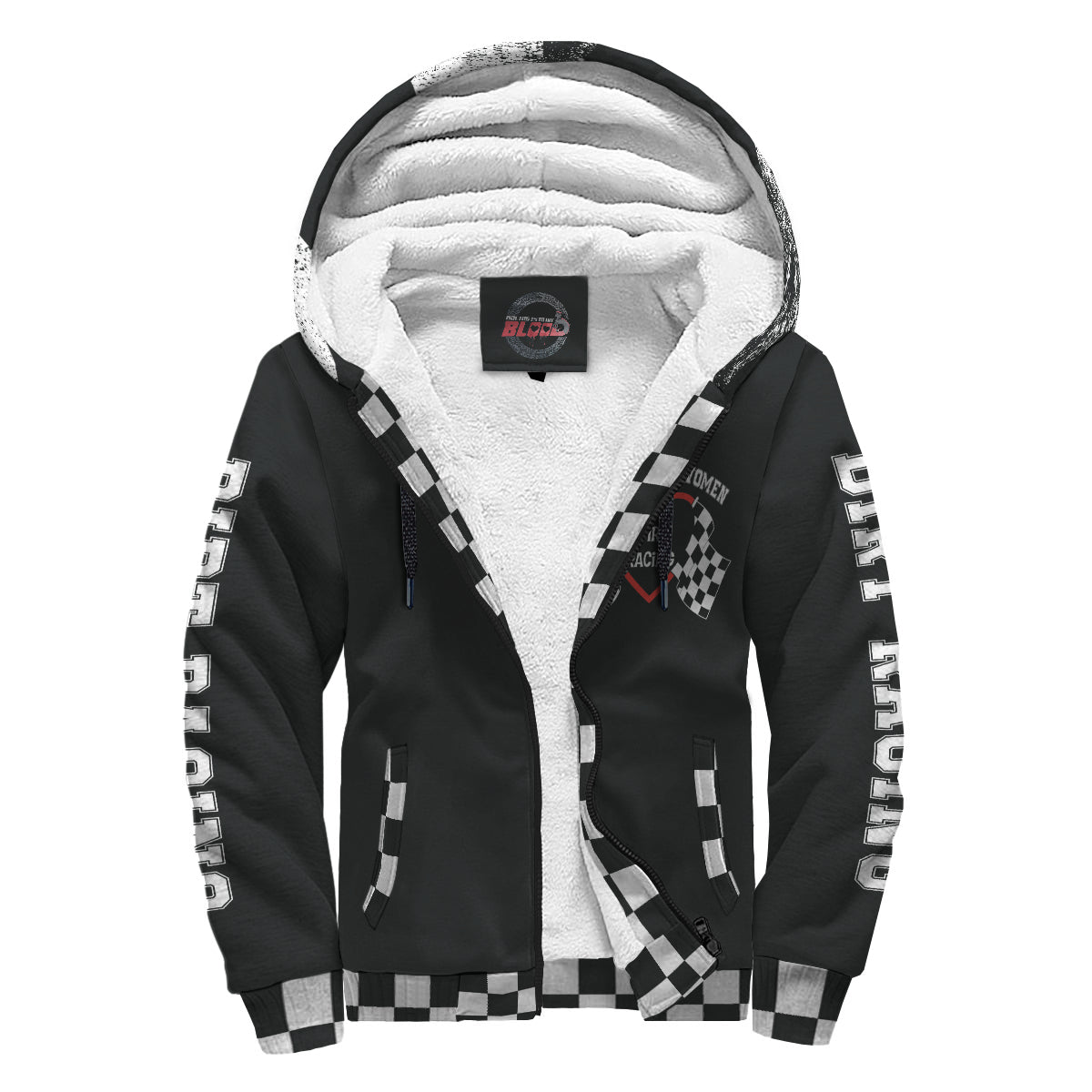 I'm Not Most Women Dirt Racing Sherpa Jacket