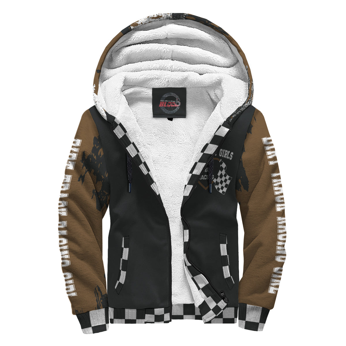 Dirt Track Racing Girl Sherpa Jacket RBM