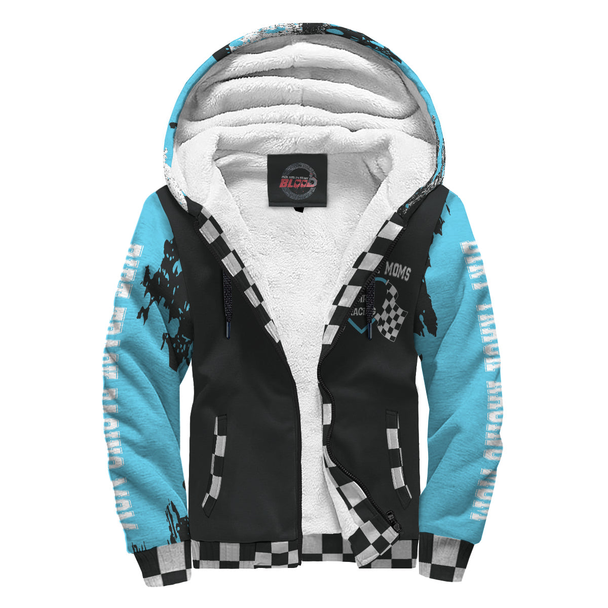 Dirt Track Racing Mom Sherpa Jacket RBCB
