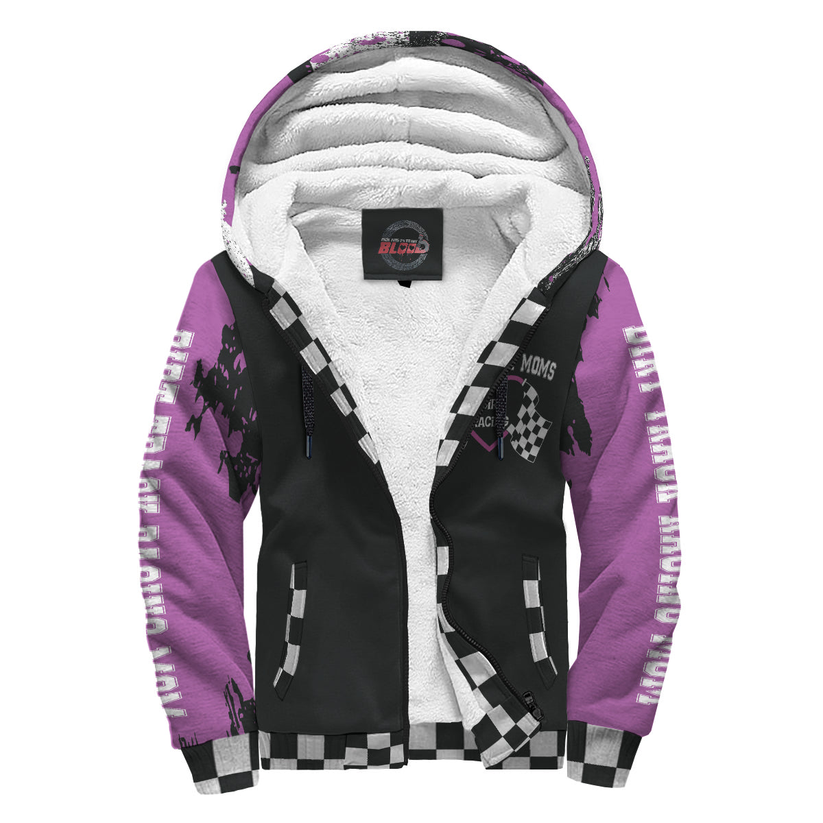 Dirt Track Racing Mom Sherpa Jacket RBPI