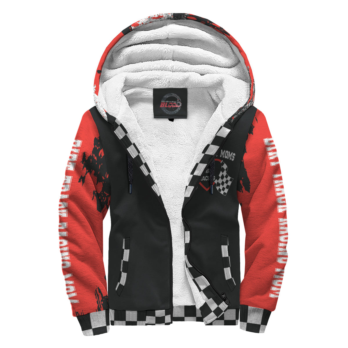 Dirt Track Racing Mom Sherpa Jacket RBR